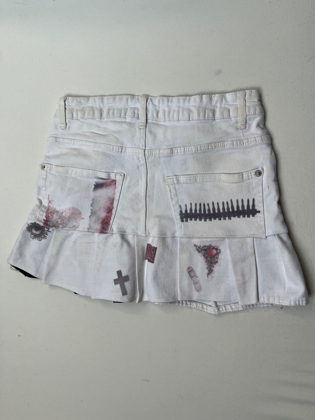 Pink frutiger metro Skirt