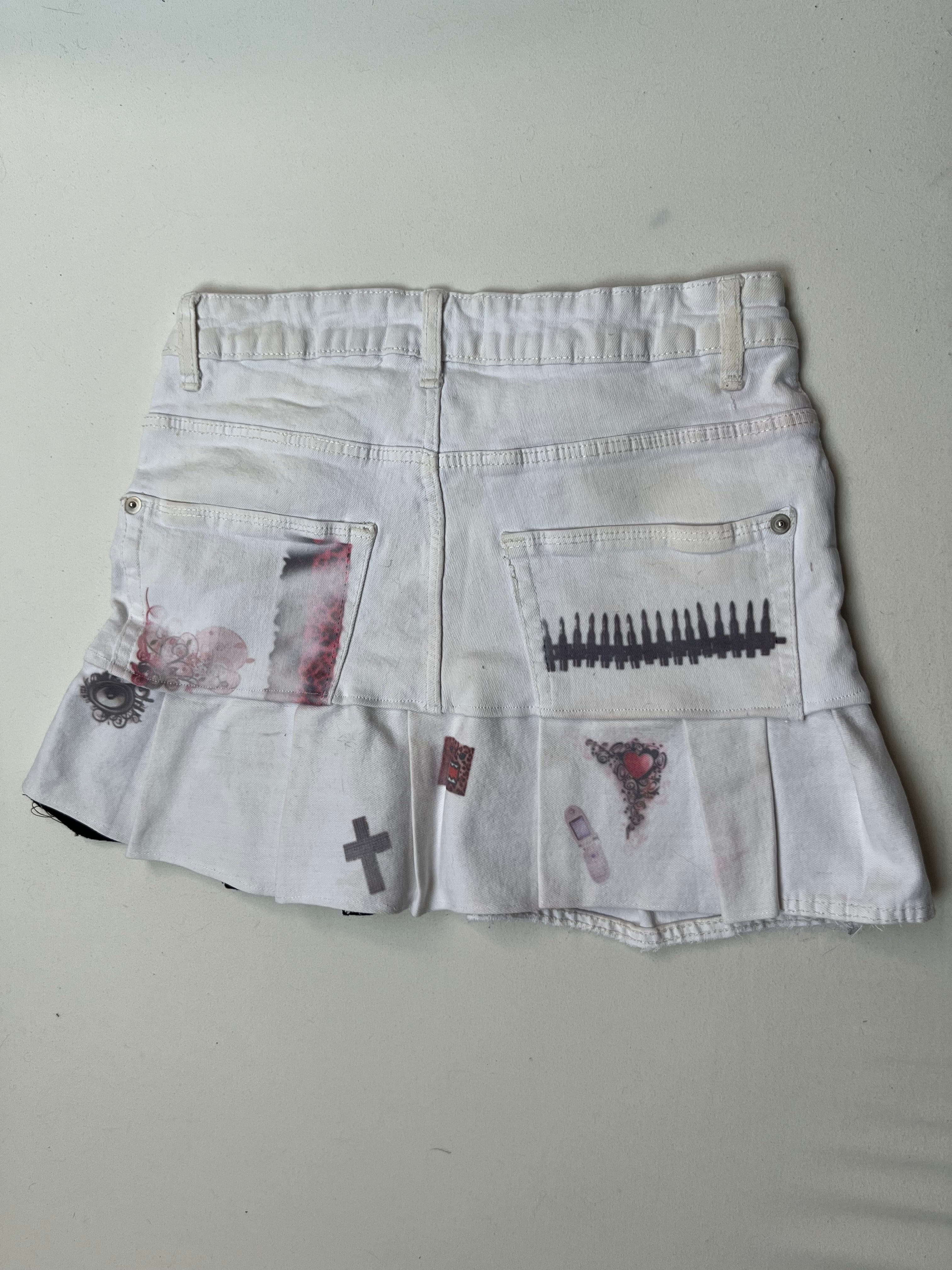 Pink frutiger metro Skirt