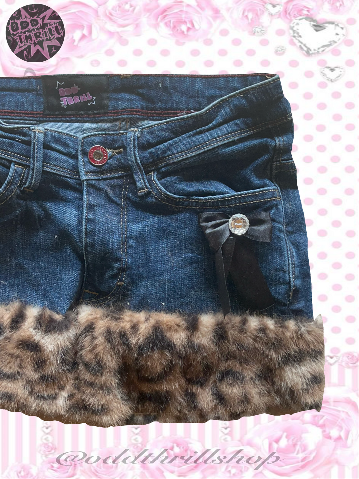 Leopard Skirt & Leg warmers set