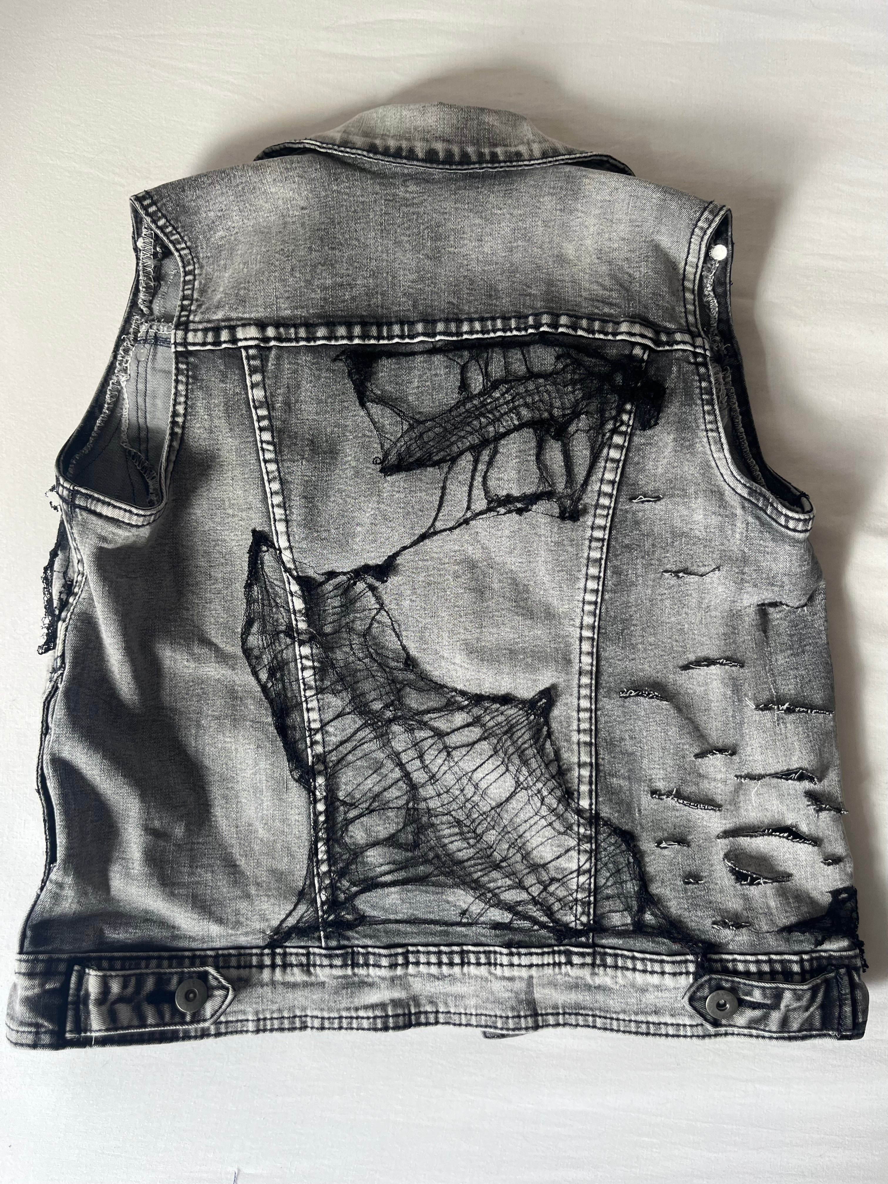 Sleeveless Denim Jacket