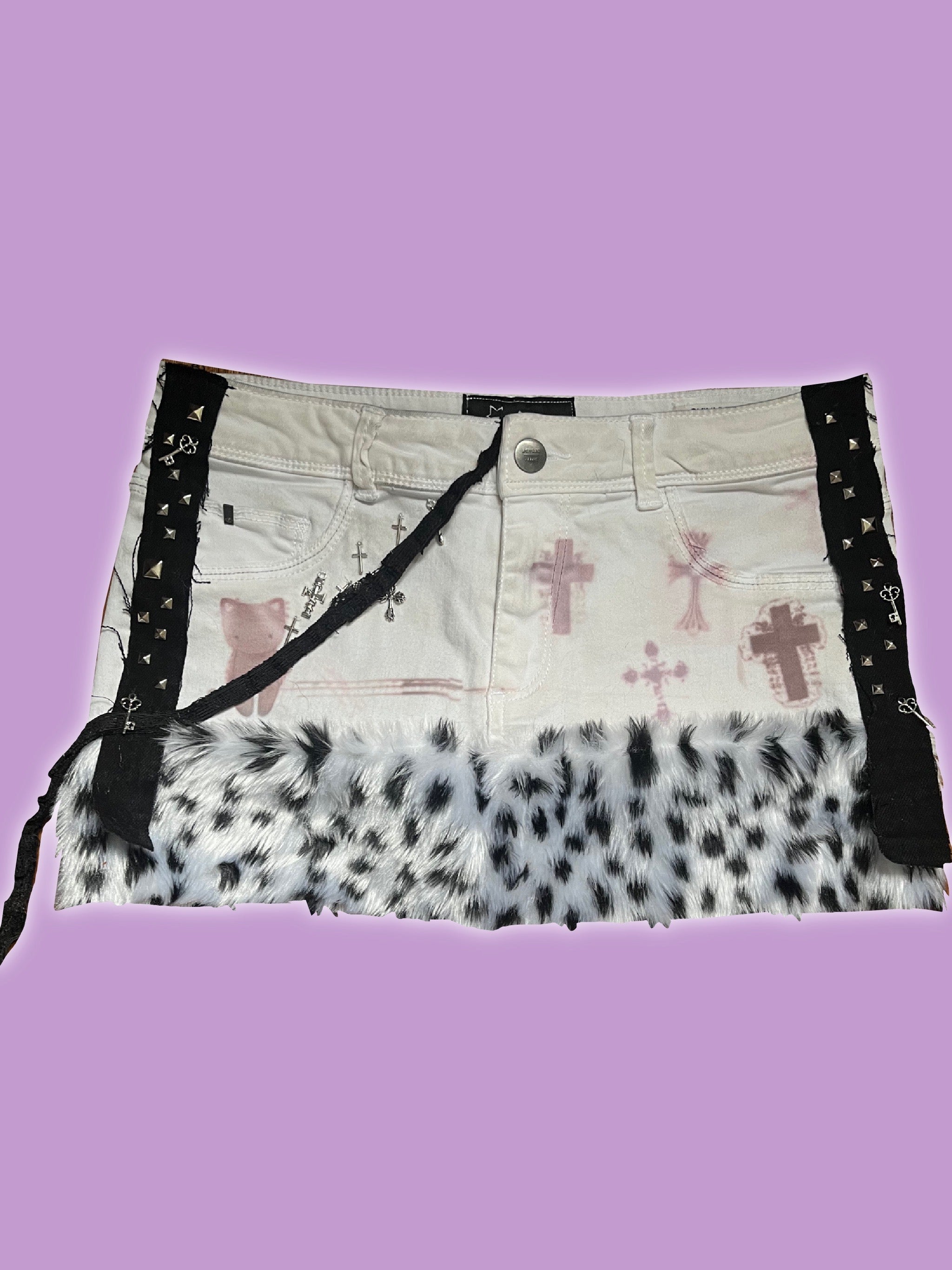 Cross skirt & leg warmers set