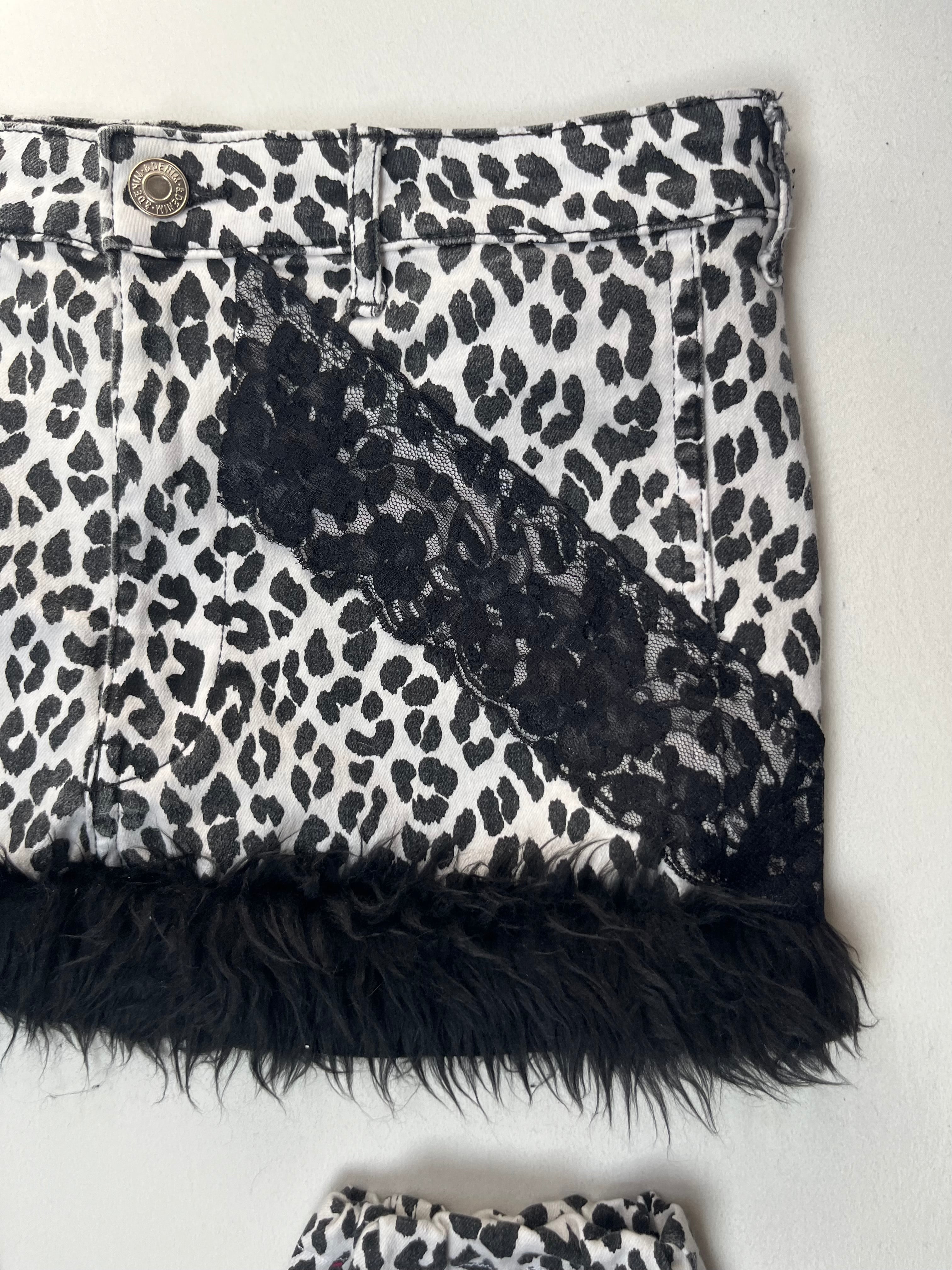 Black & White Leopard Set