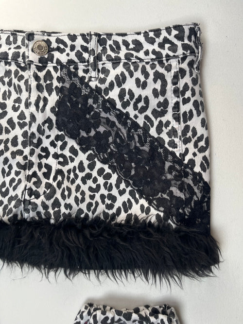 Black & White Leopard Set