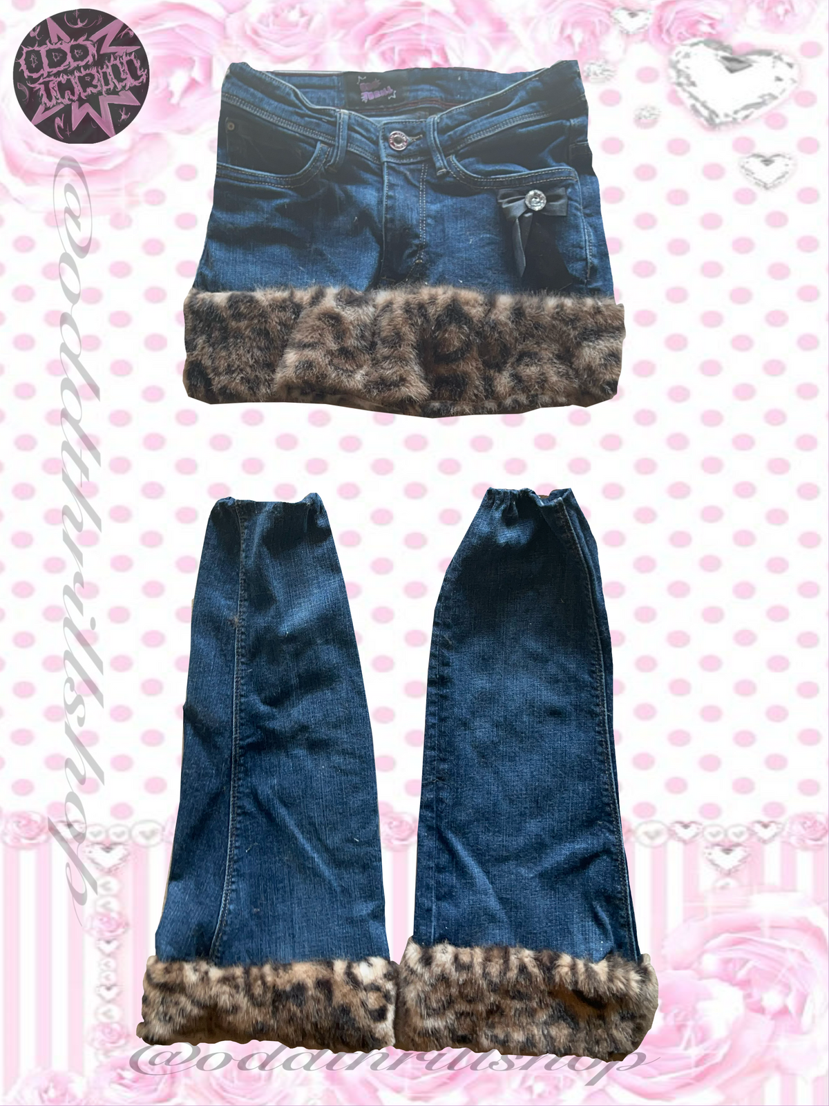 Leopard Skirt & Leg warmers set