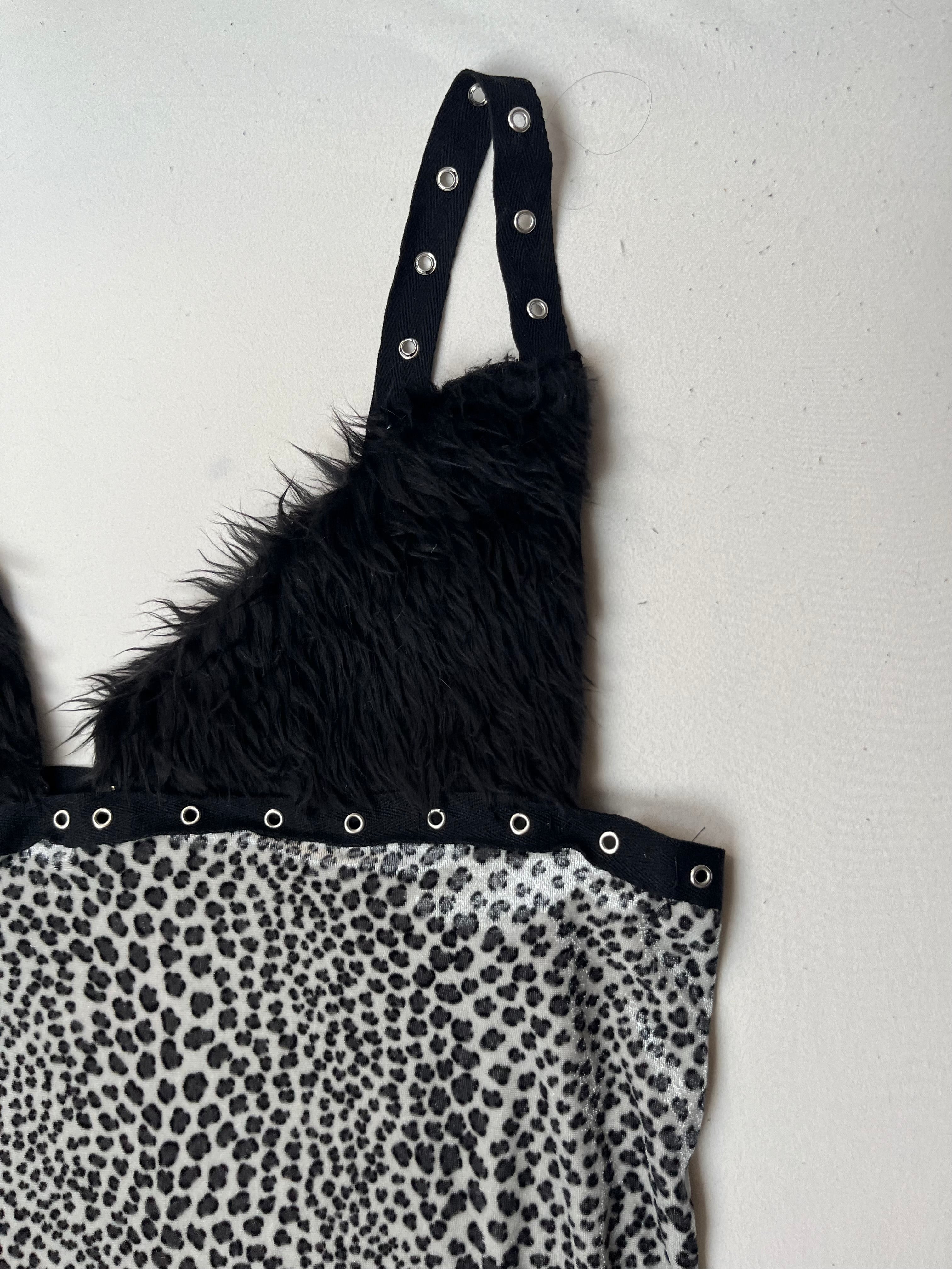 Leopard strap Top