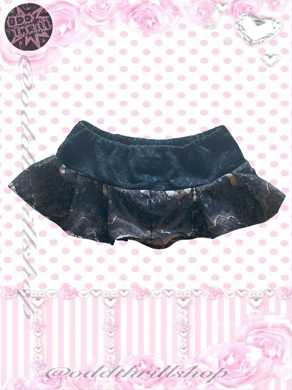 Mini Lace Skirt