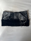 Patchwork and fur Skirt