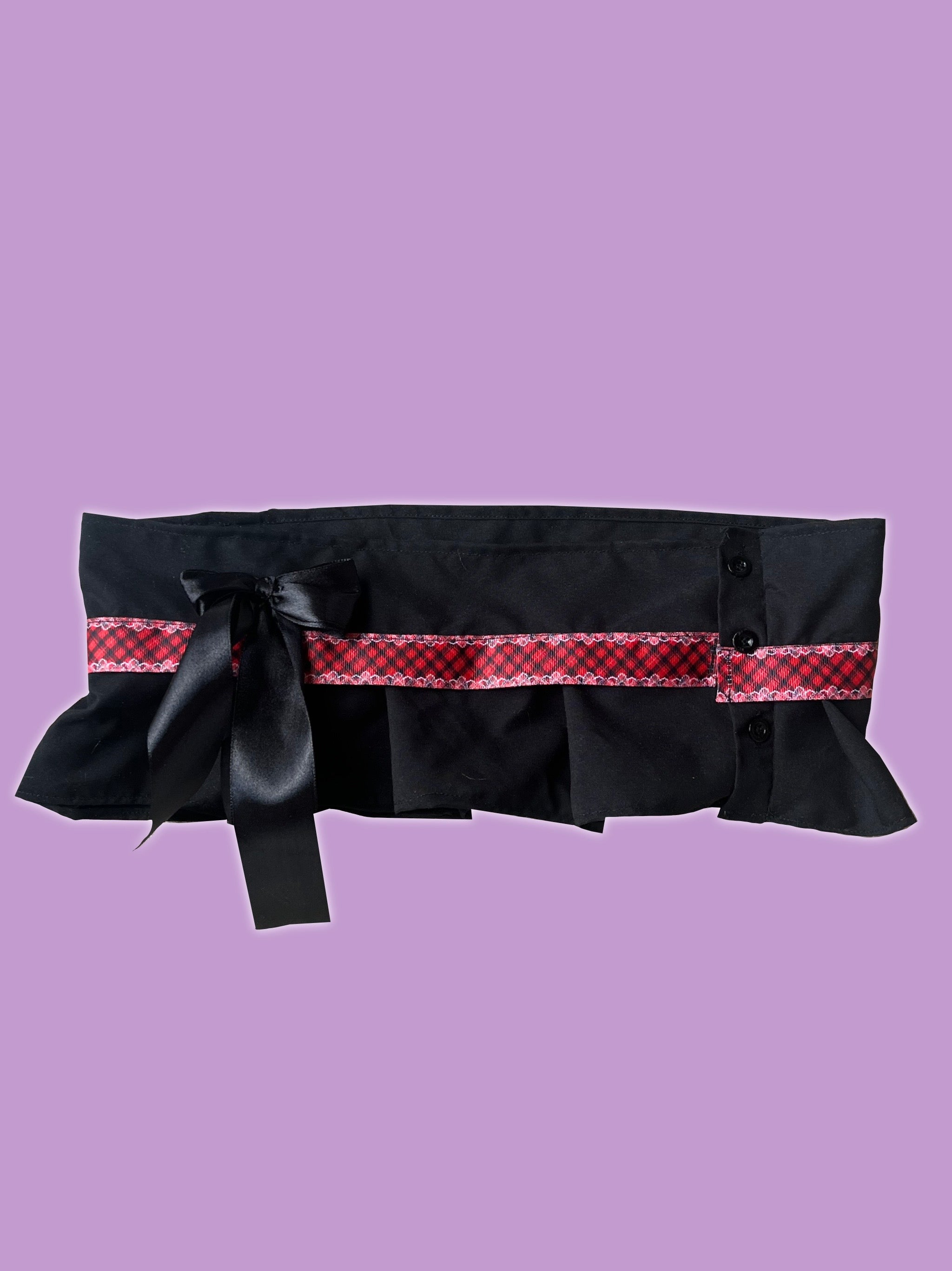 Black cherry Microskirt