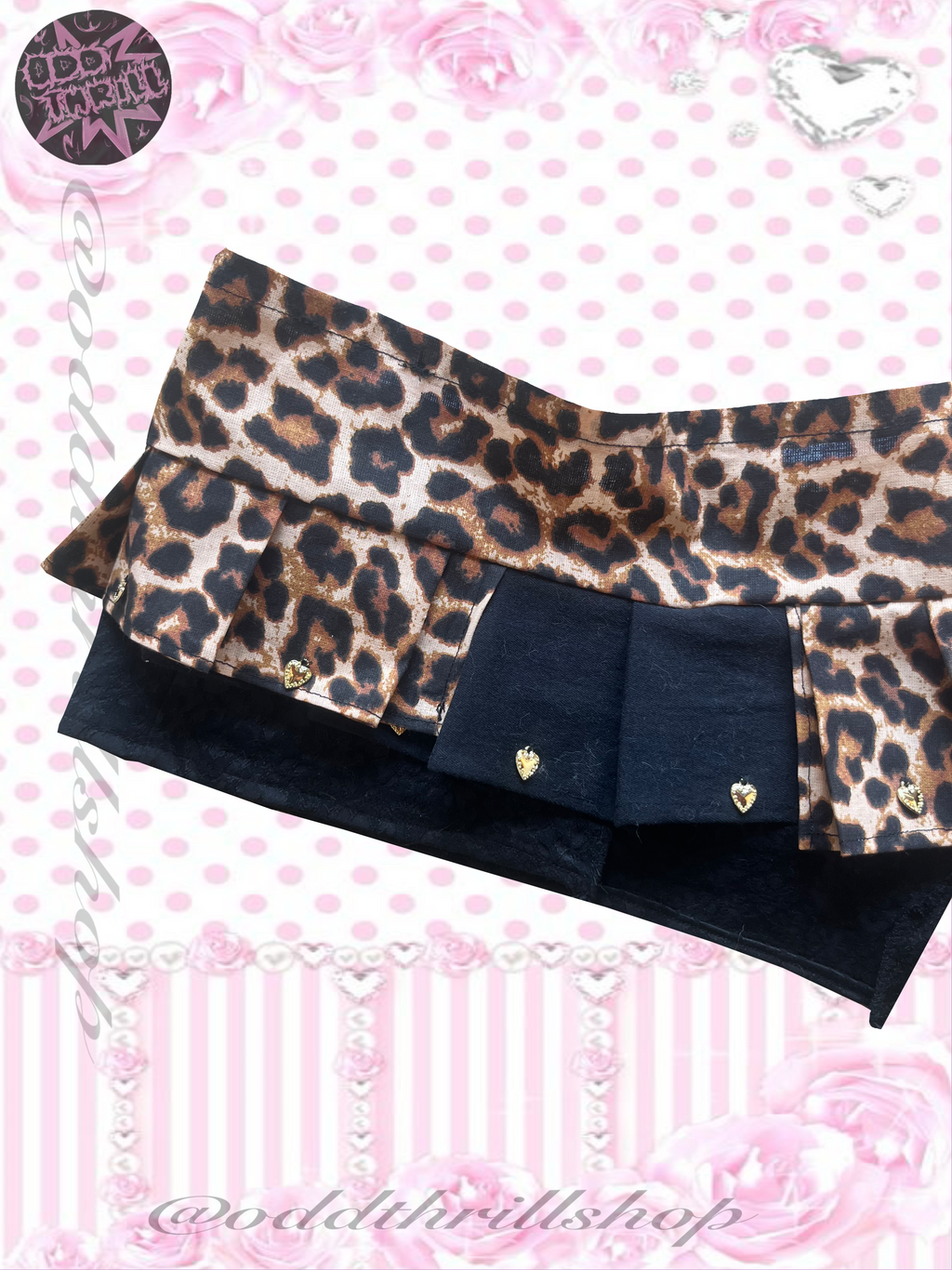 Micro skirt Destroy Leopard