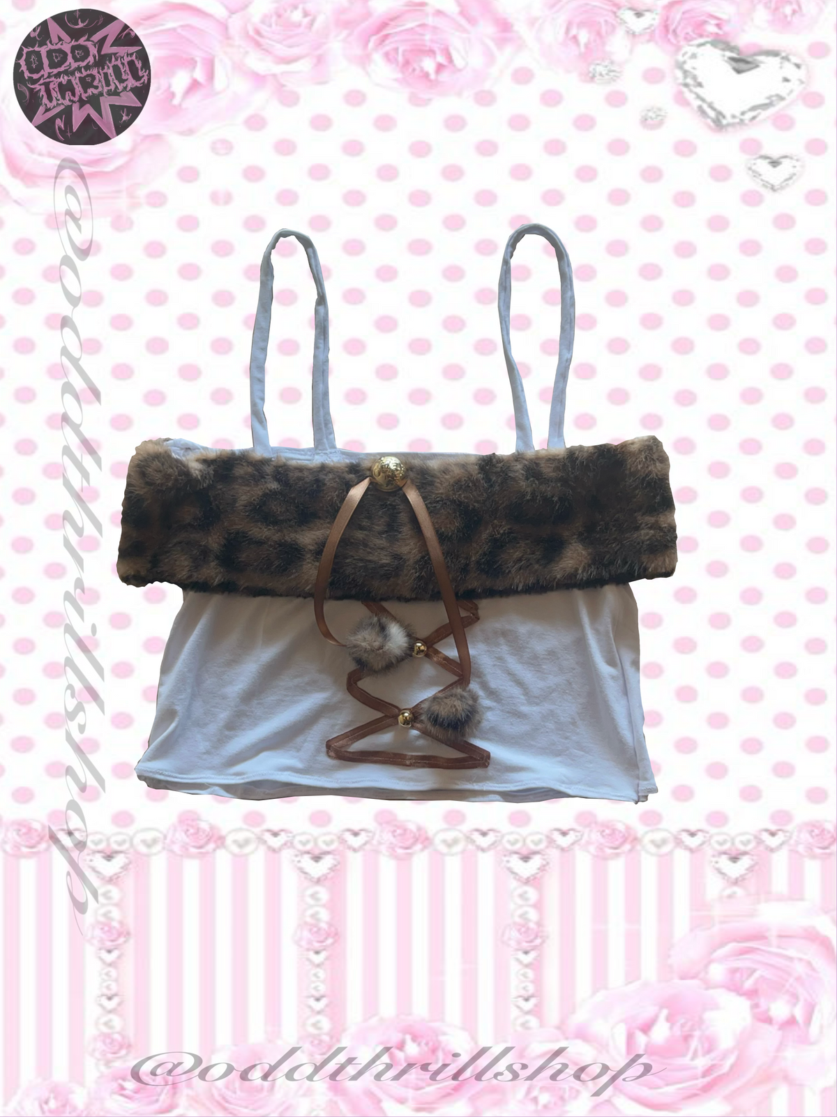 Leopard corset Top