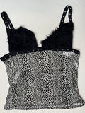 Leopard strap Top