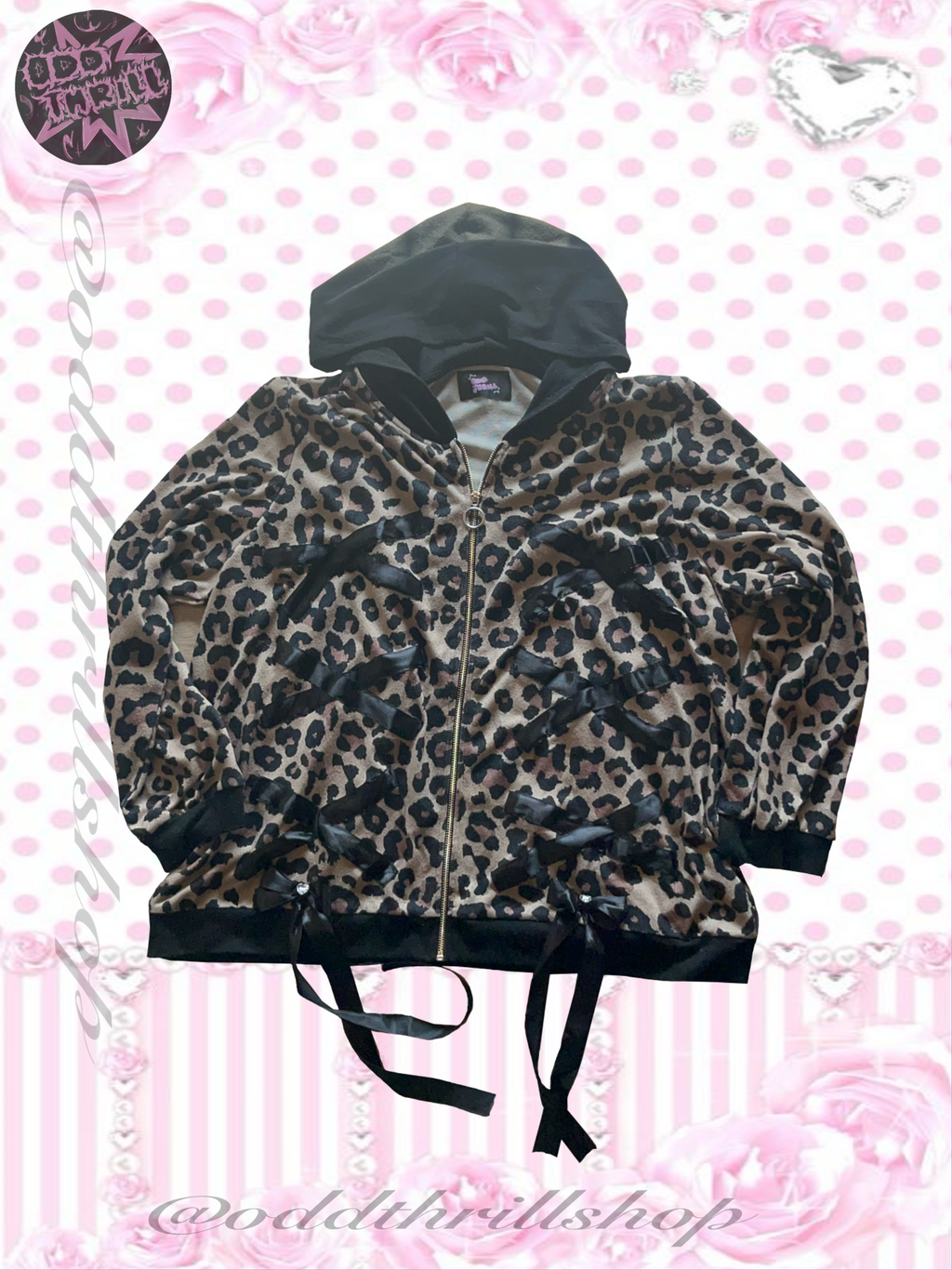 Leopard Zip Up