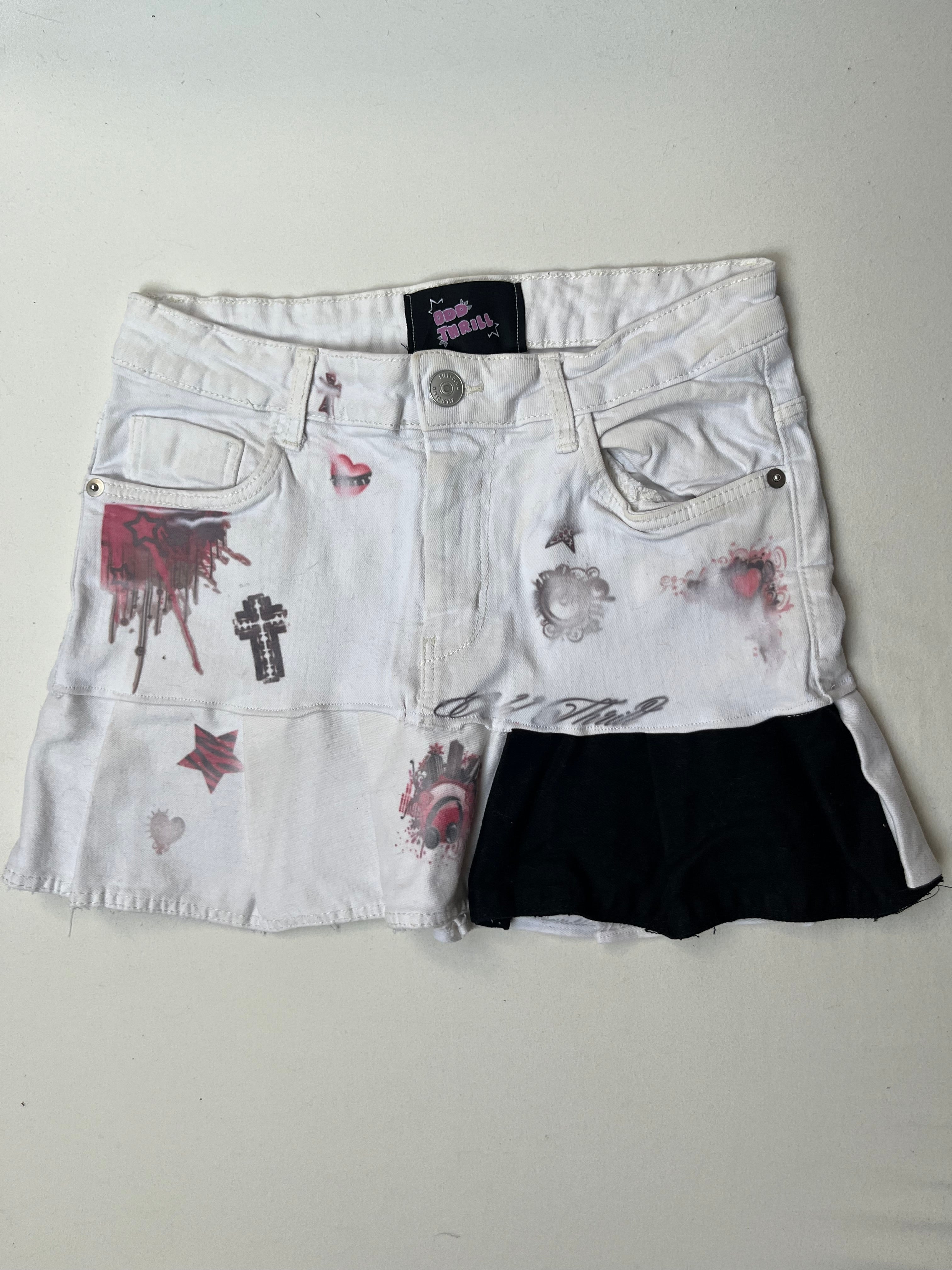 Pink frutiger metro Skirt