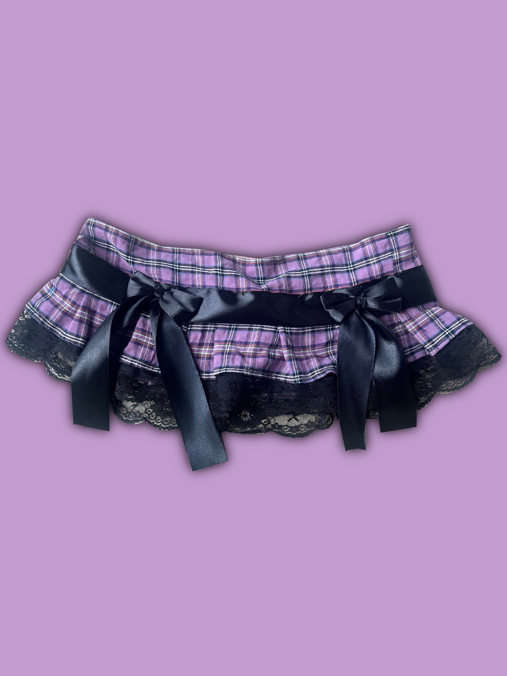 Lace and Ribbons Miniskirt