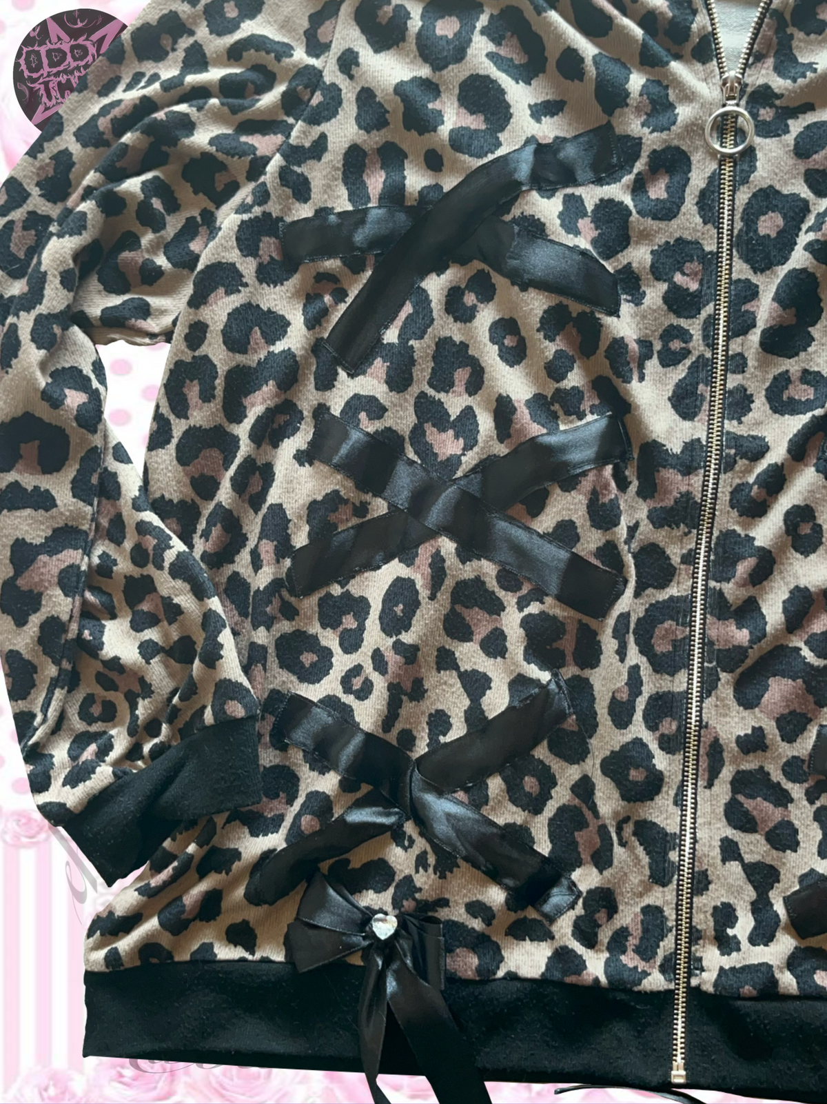 Leopard Zip Up