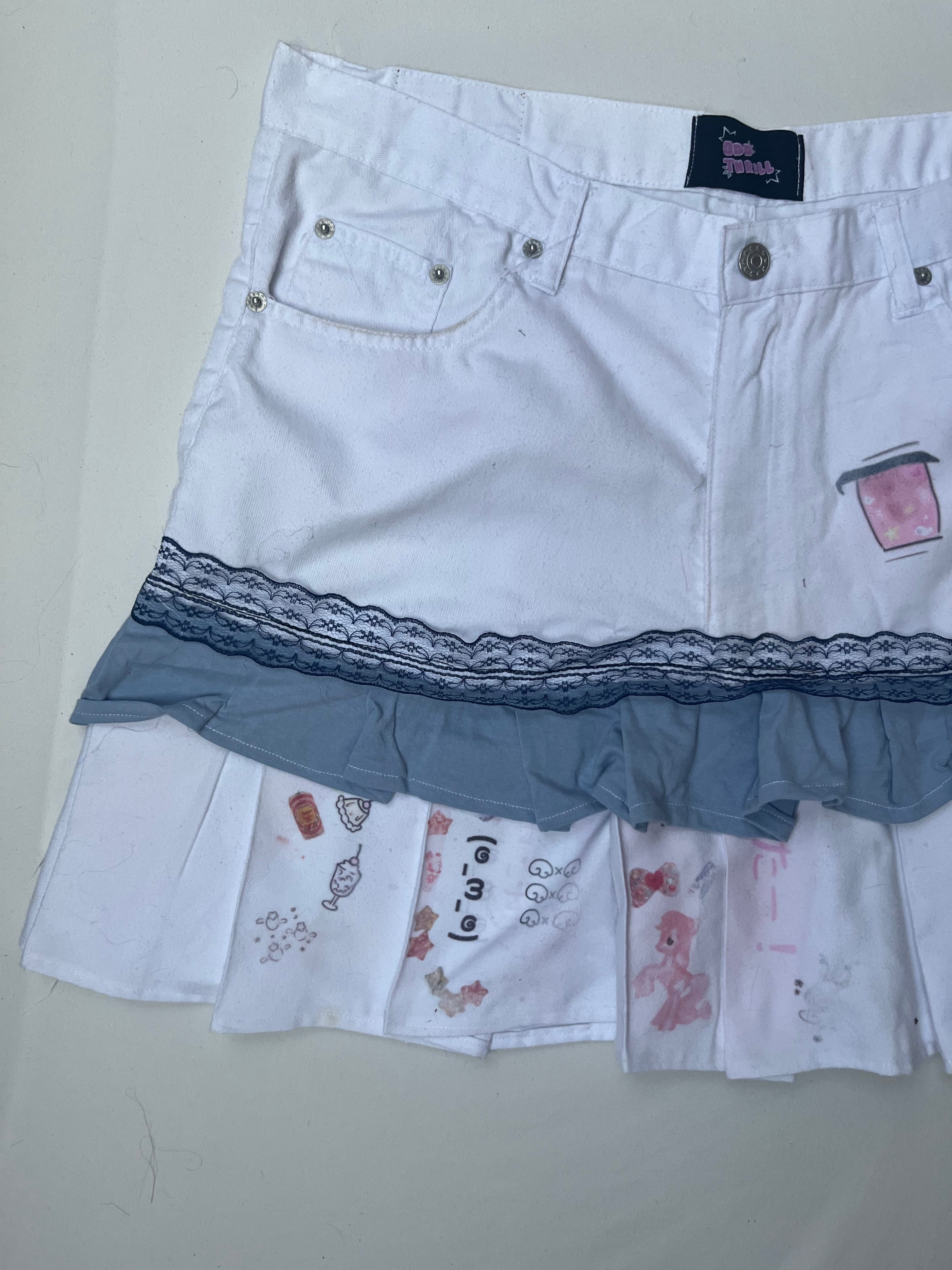 Kawaii anime eyes Skirt