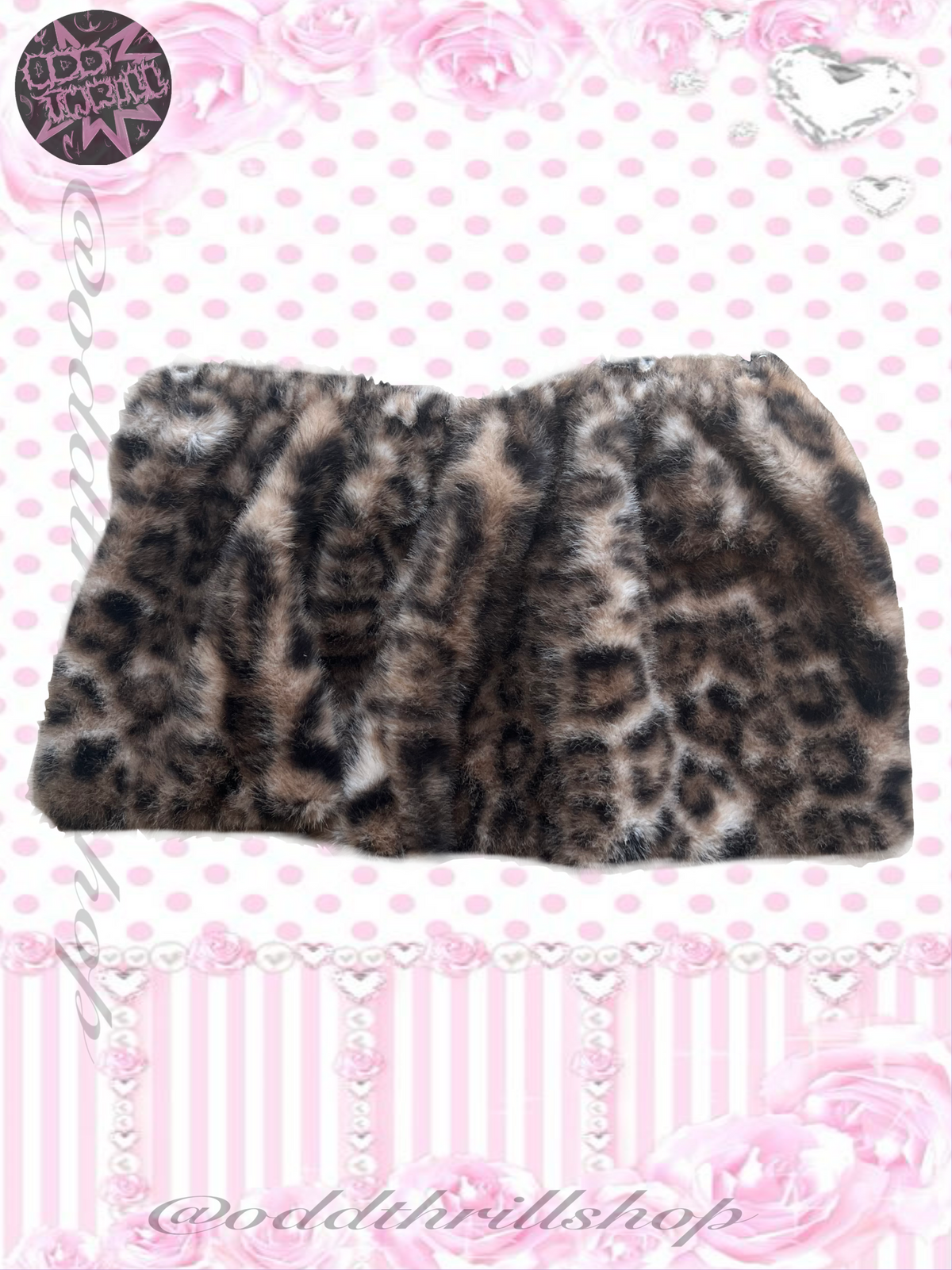 Leopard Fur Skirt