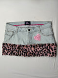 Y2k leopard pink Skirt