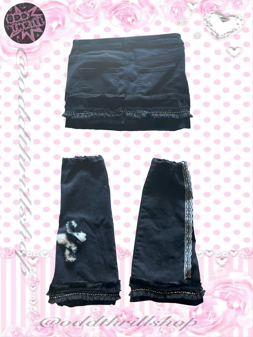 Crown Skirt & Leg warmers Set