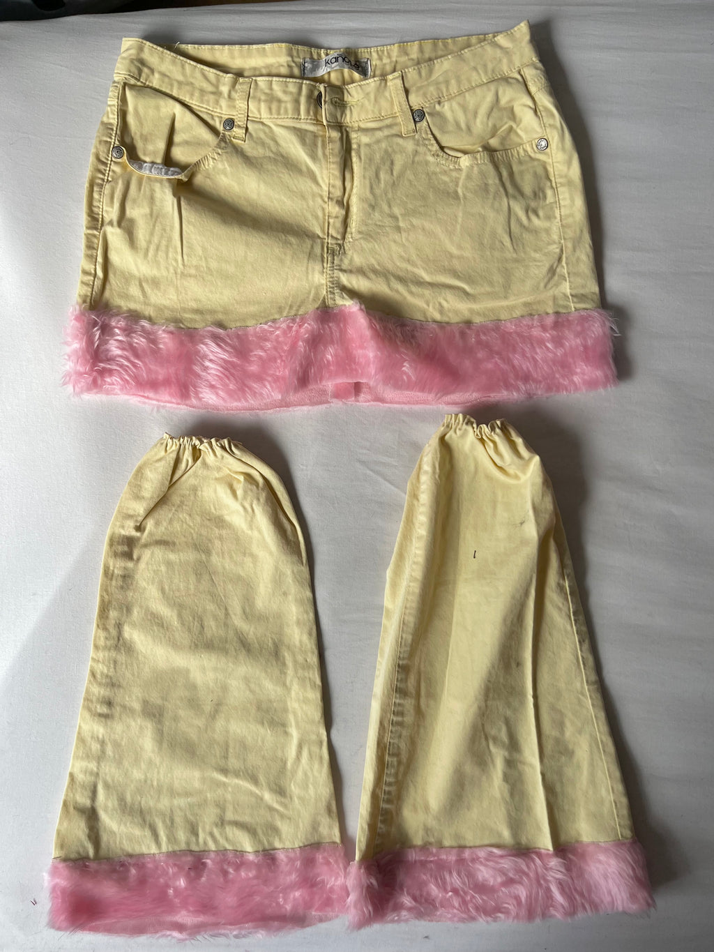 Pastel Skirt & Leg Warmers Set