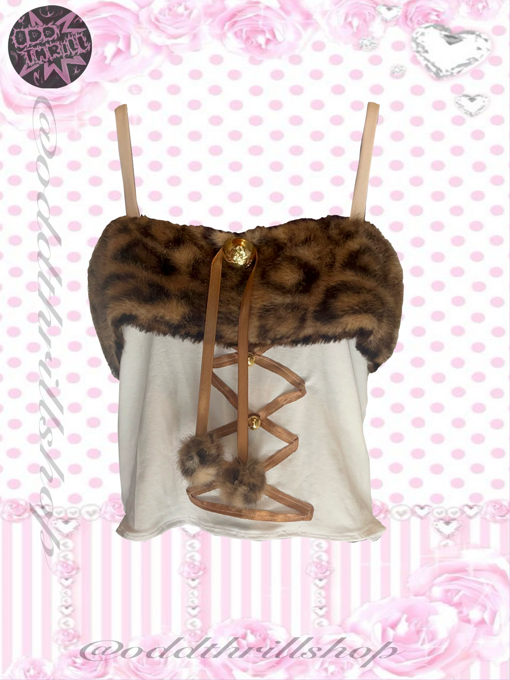 Leopard corset Top