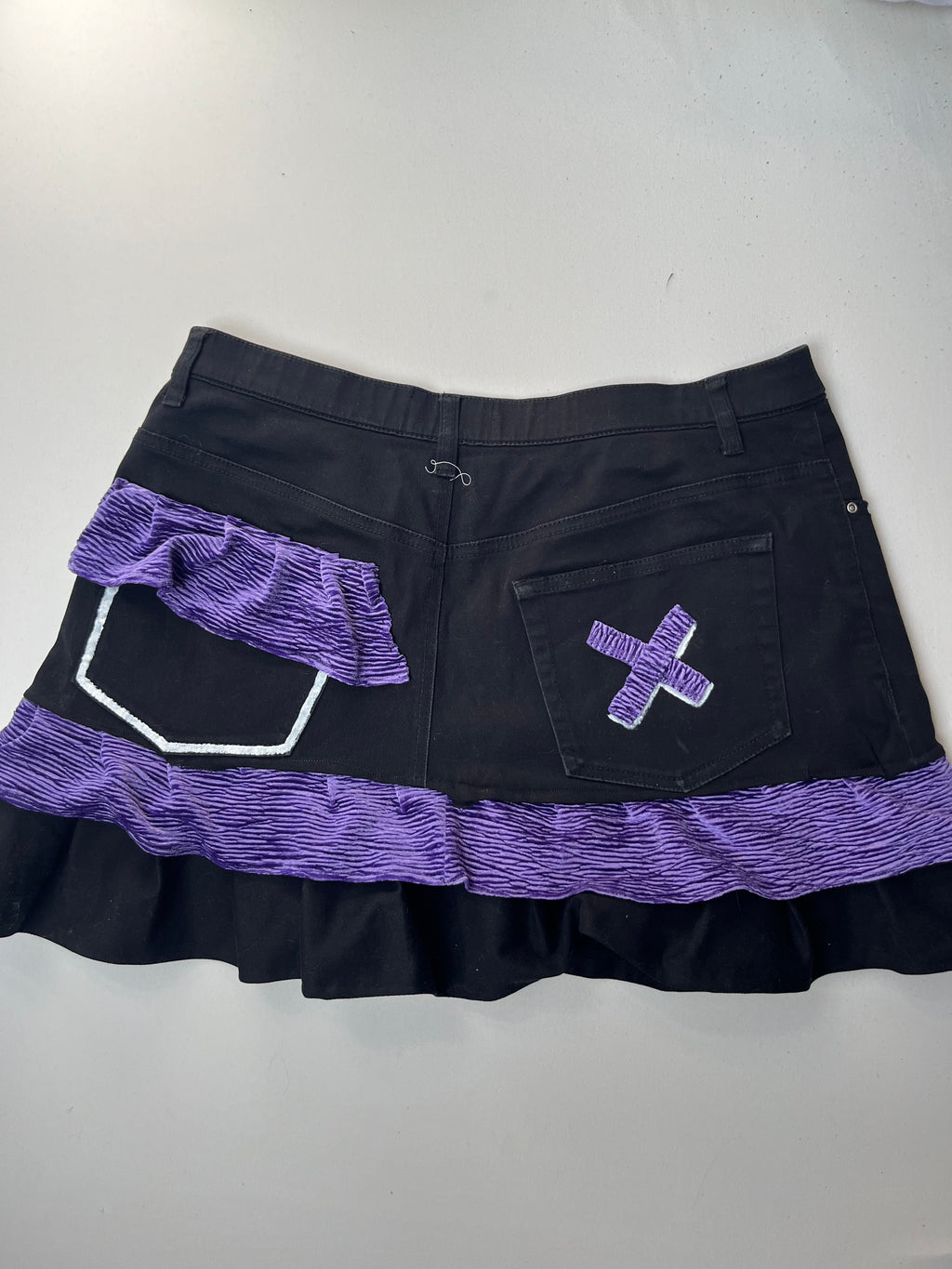 Purple emo Skirt
