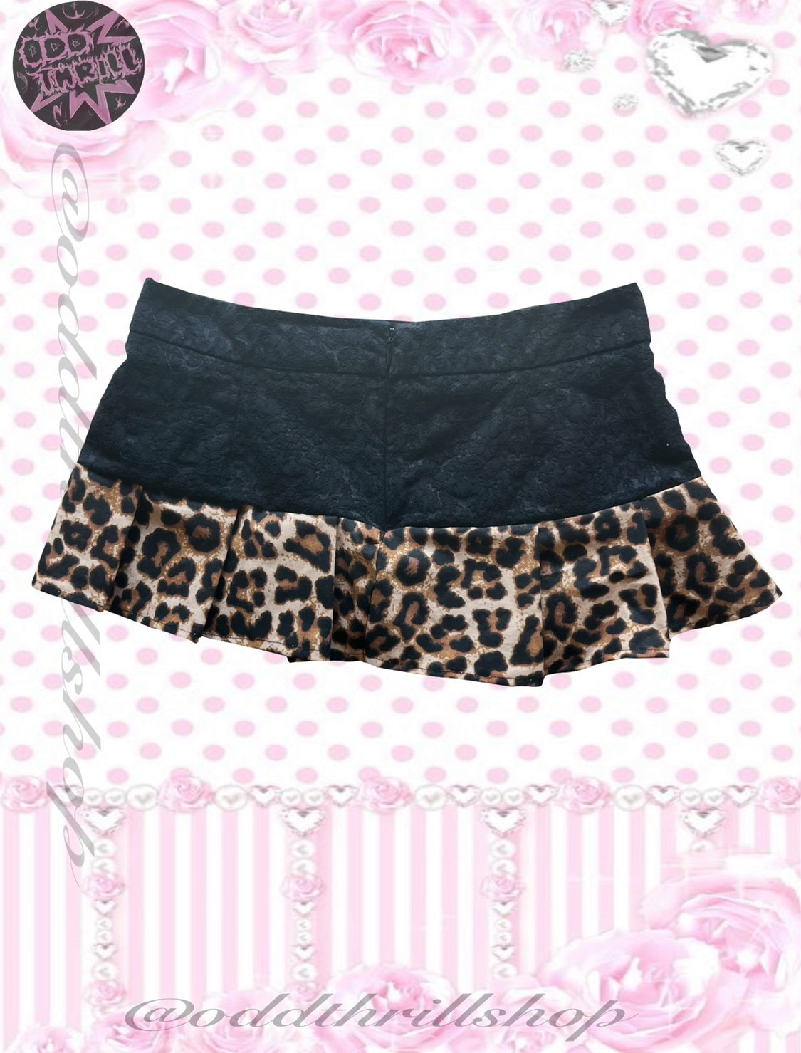 Chains & Buttons Skirt