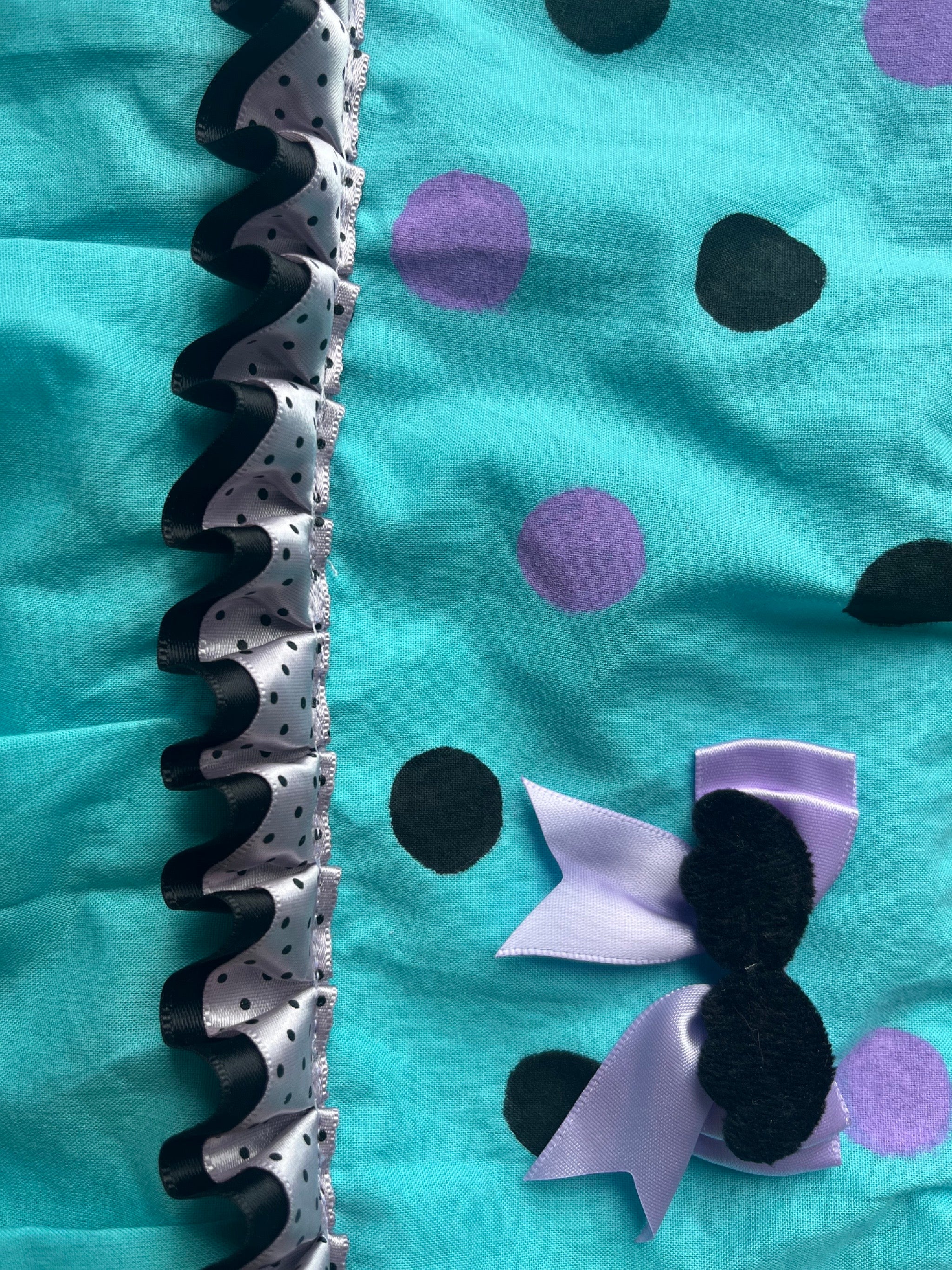 Turquoise black Skirt