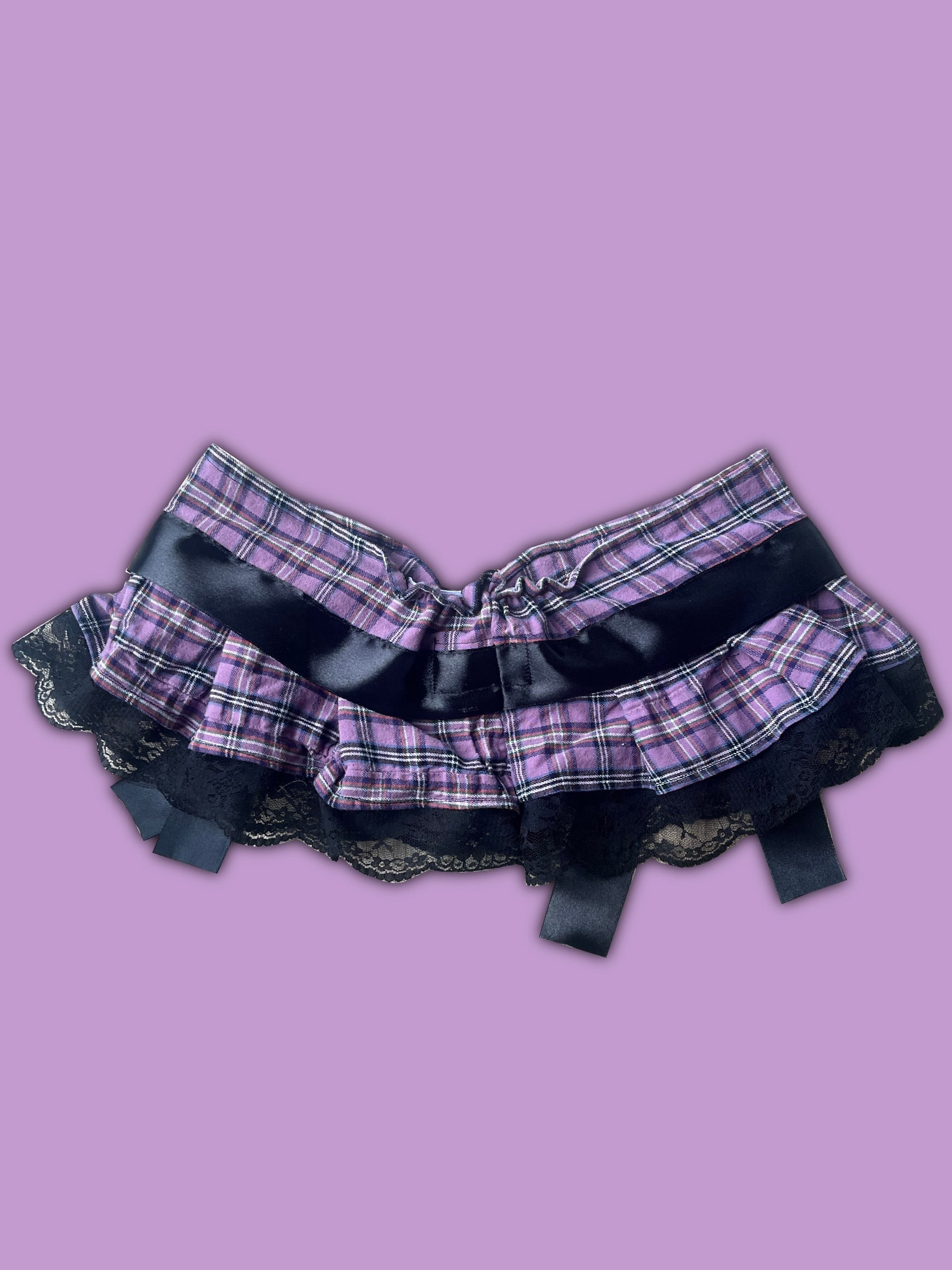 Lace and Ribbons Miniskirt