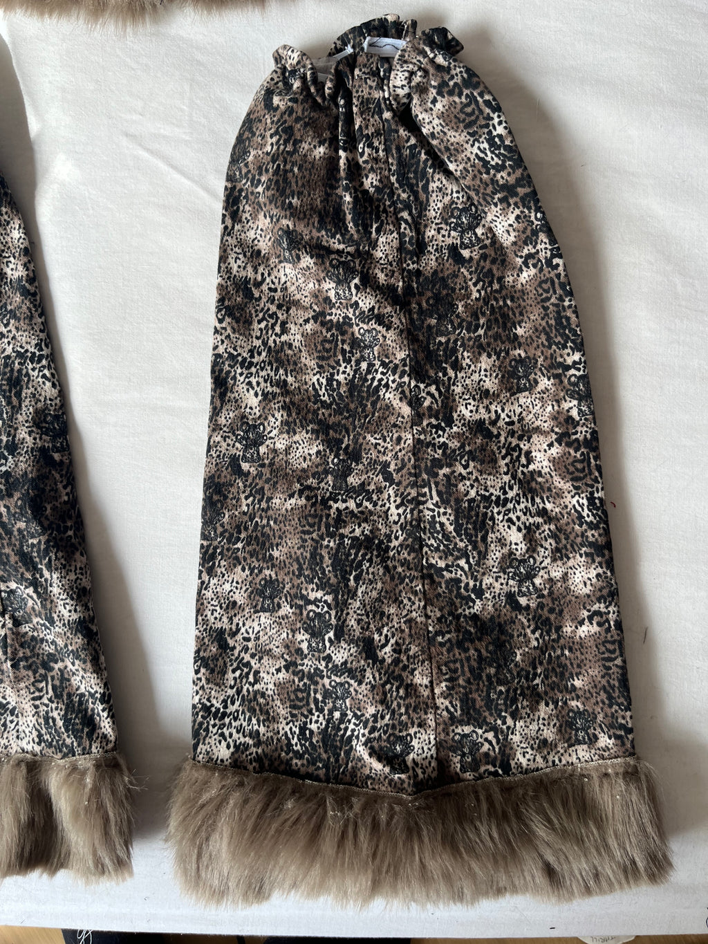 Leopard teddy bear Skirt & Leg Warmers