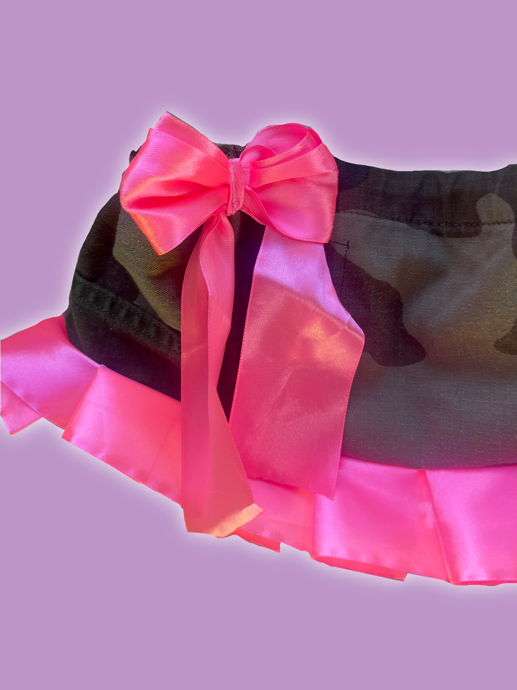 Mini Camo & pink skirt