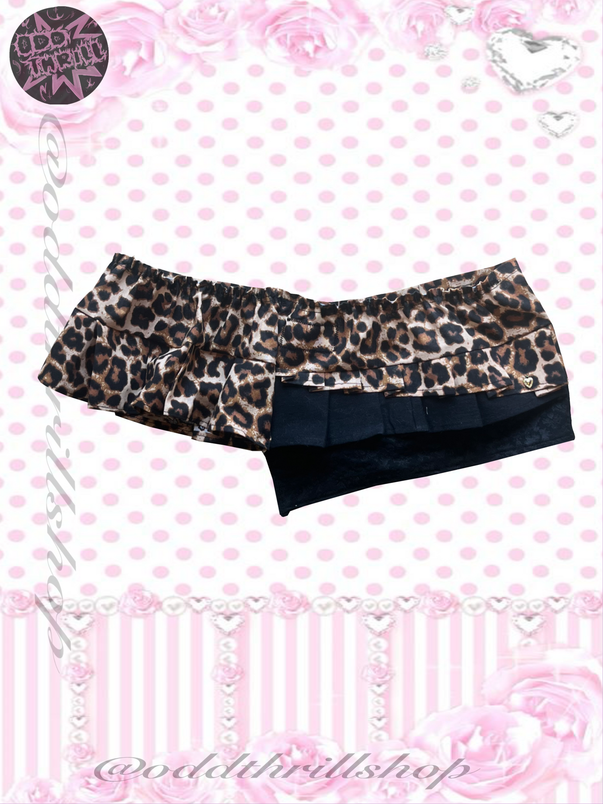 Micro skirt Destroy Leopard