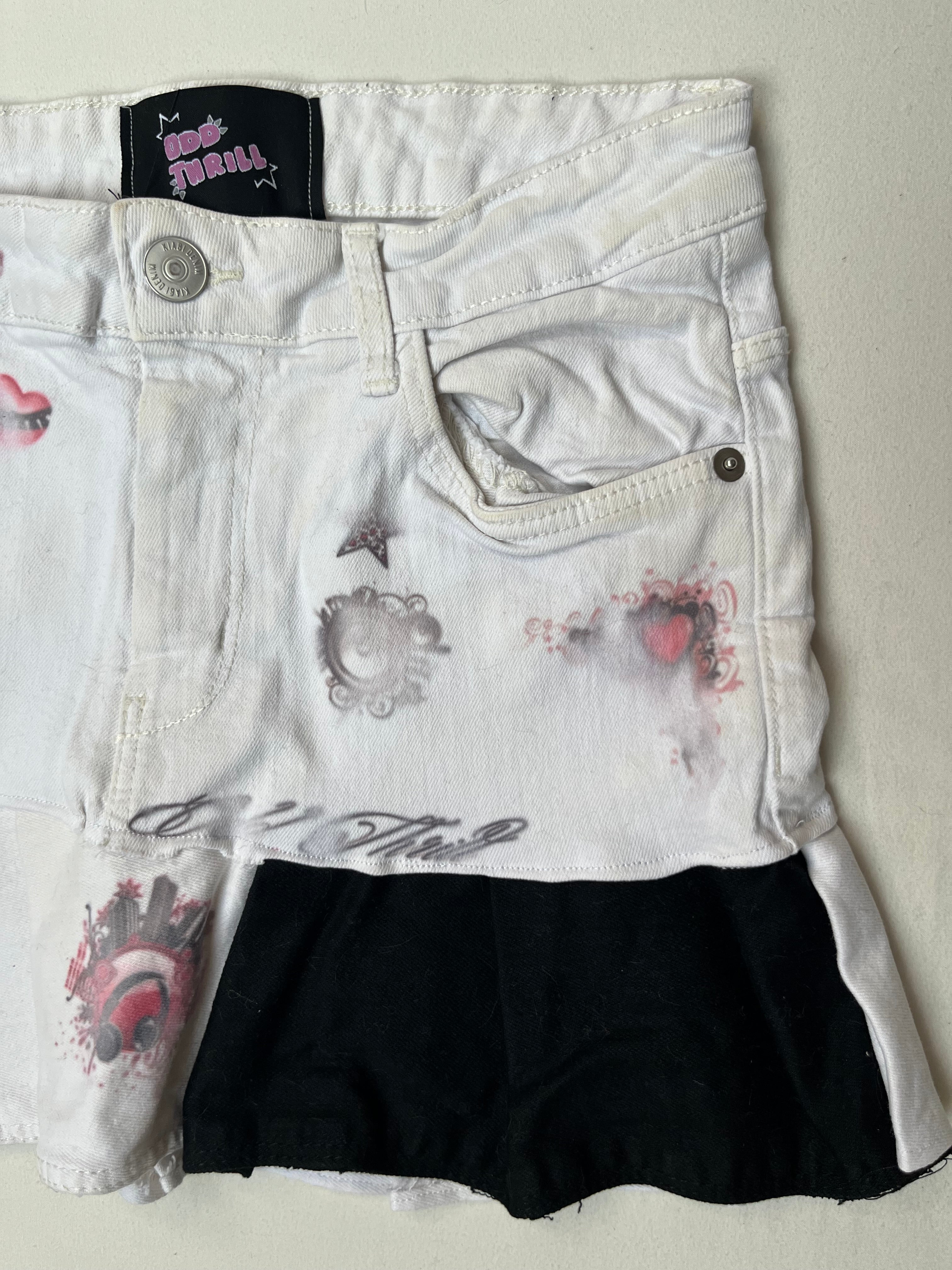 Pink frutiger metro Skirt