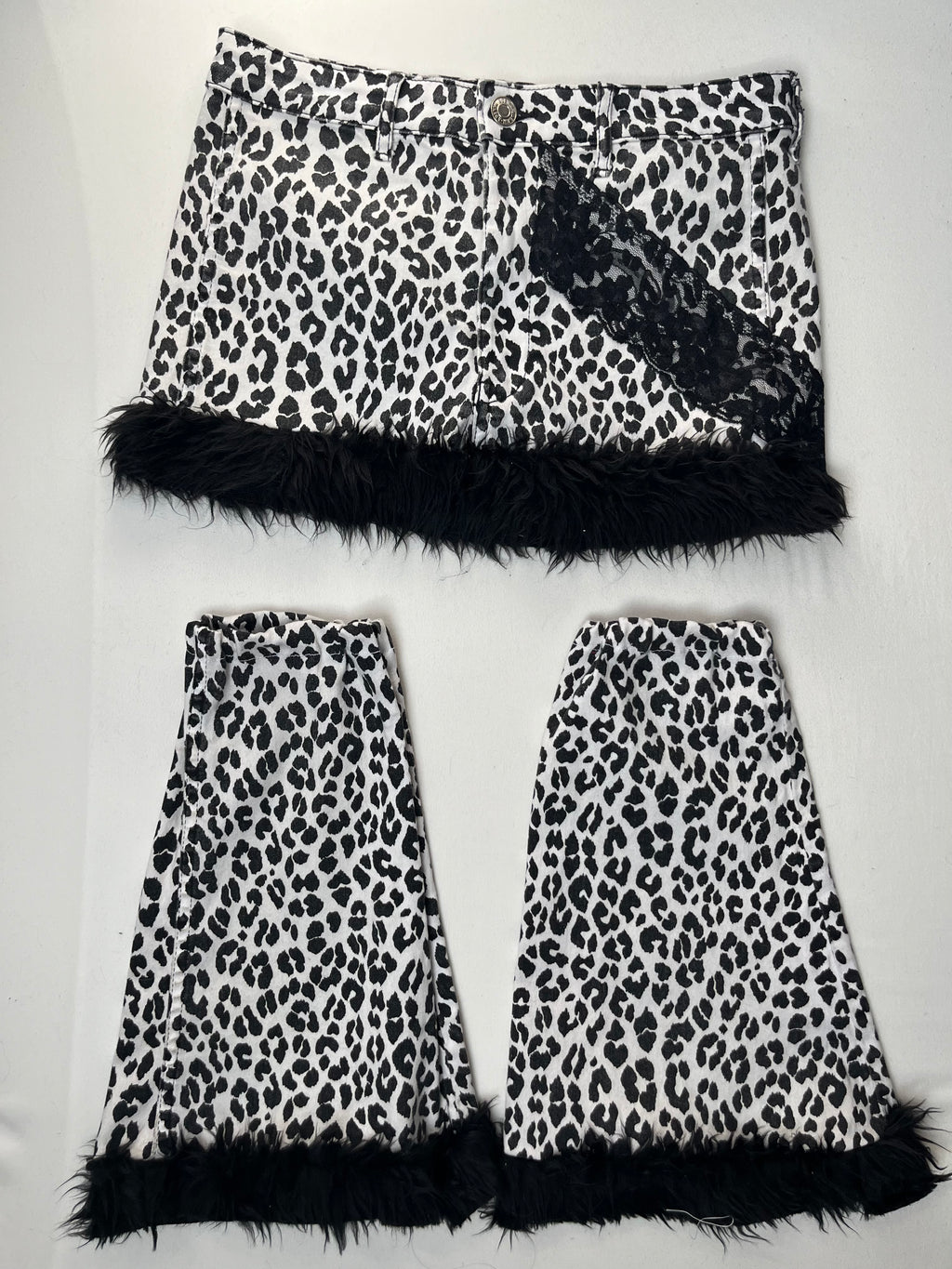 Black & White Leopard Set