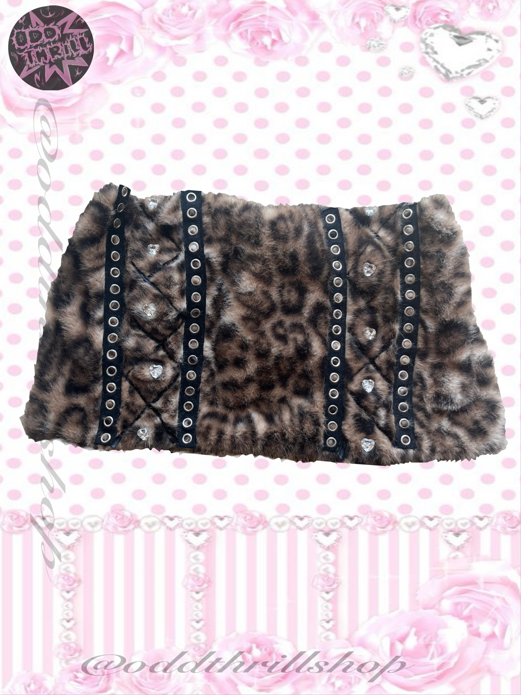 Leopard Fur Skirt