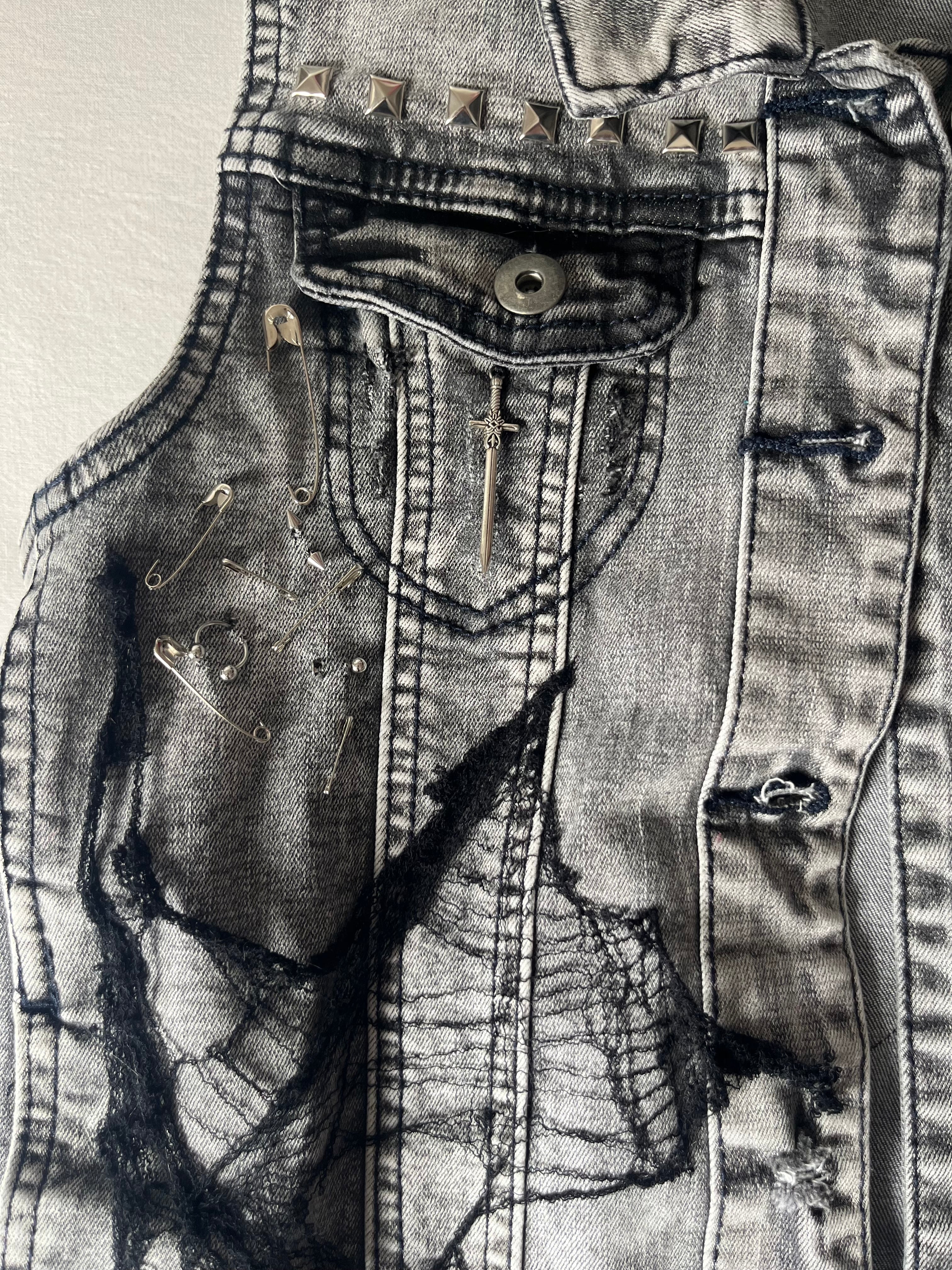 Sleeveless Denim Jacket