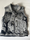 Sleeveless Denim Jacket