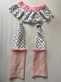 Pink & Navy Polka Set