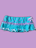 Turquoise purple Skirt